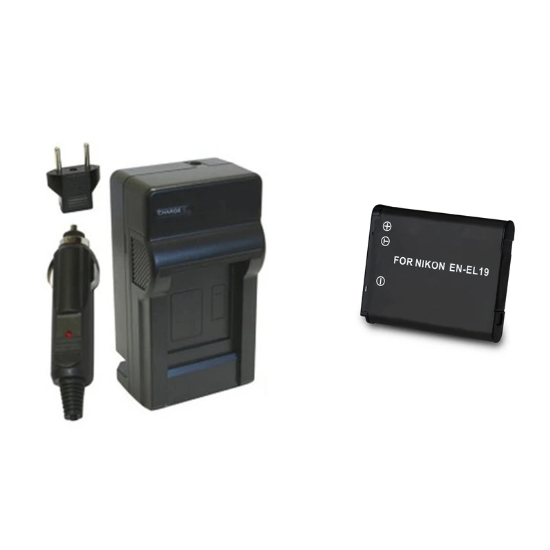 EN-EL19 ENEL19 EL19 аккумулятор и зарядное устройство для Nikon Coolpix S32 S33 S100 S2500 S2750 S3100 S3200 S3300