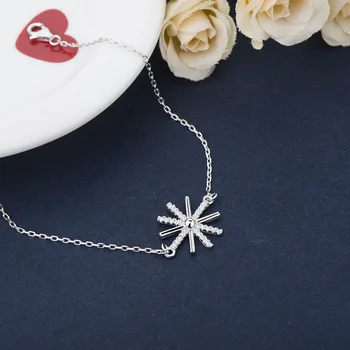 

L-35 Fashion 925 Sterling Silver Link Chain Star Bead Adjustable Charm Bracelet &Bangle Anklet For Women Wedding Jewelry
