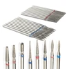 10pcs Milling Cutter For Manicure Diamond Nail Drill Bits Set Accessory Pedicure Machine Nail Bit Flies Gel Remover Cutter Tool 4