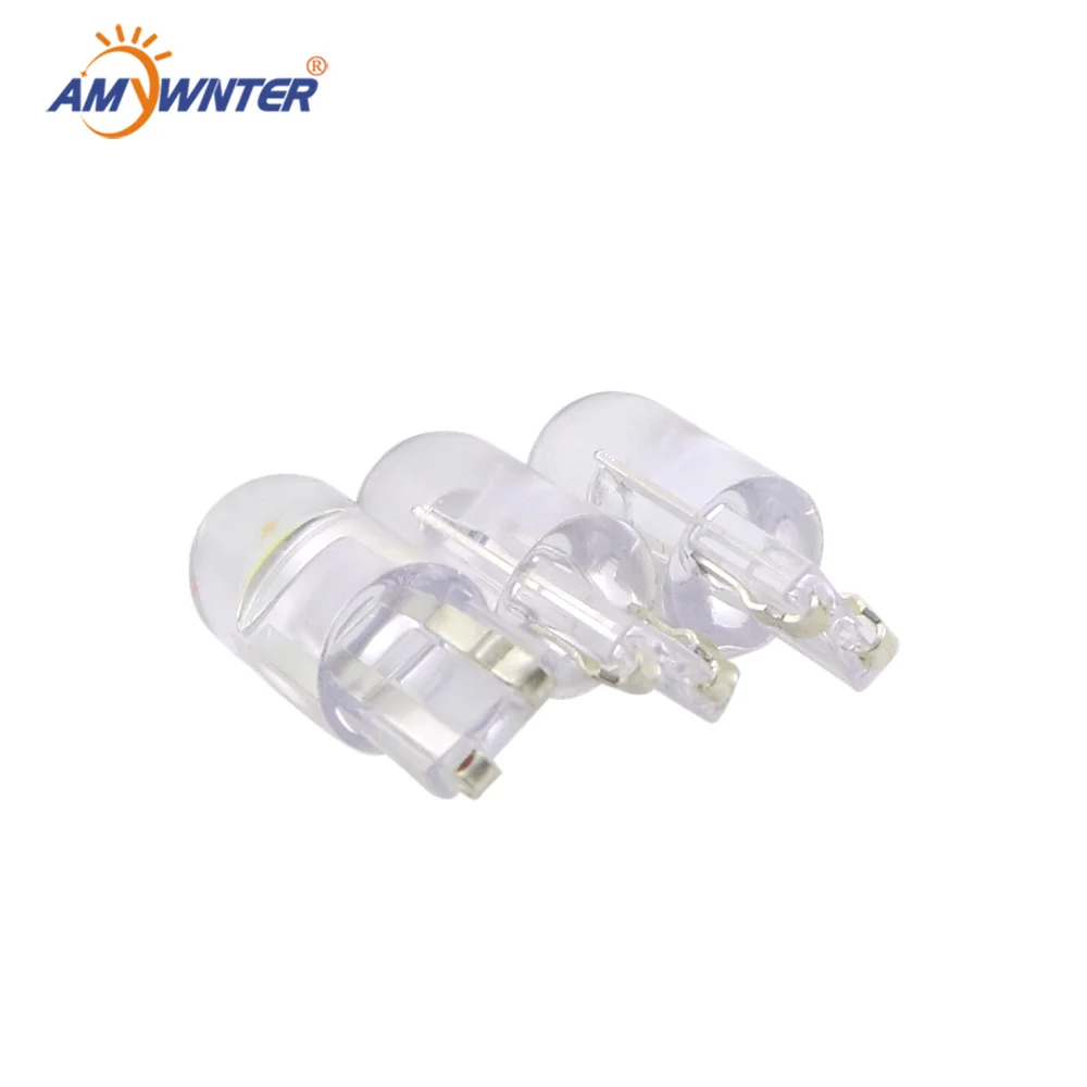 AMYWNTER 12V COB w5w Светодиодные Автомобильные T10 лампы для интерьера светильник чтения
