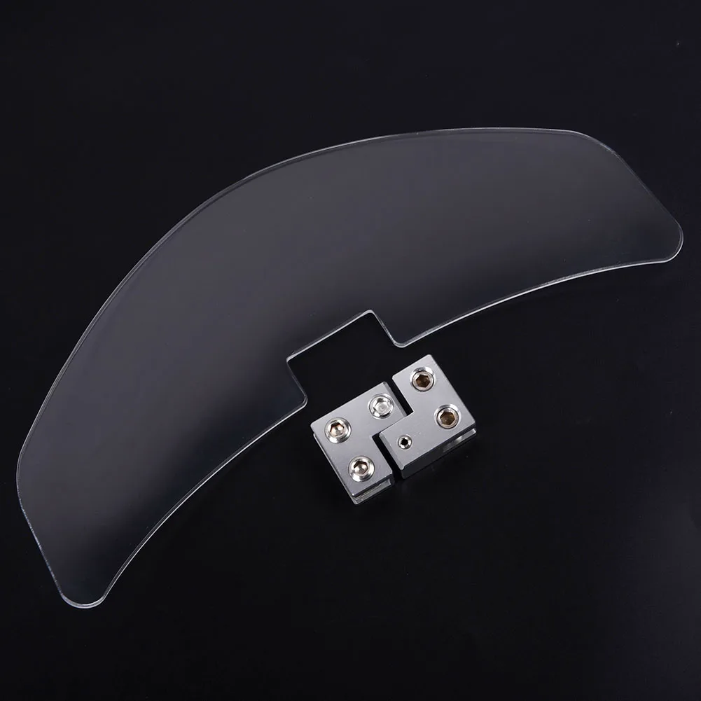 Motorcycle Clip-On Windscreen Shield Extension Spoiler Air Deflector Universal