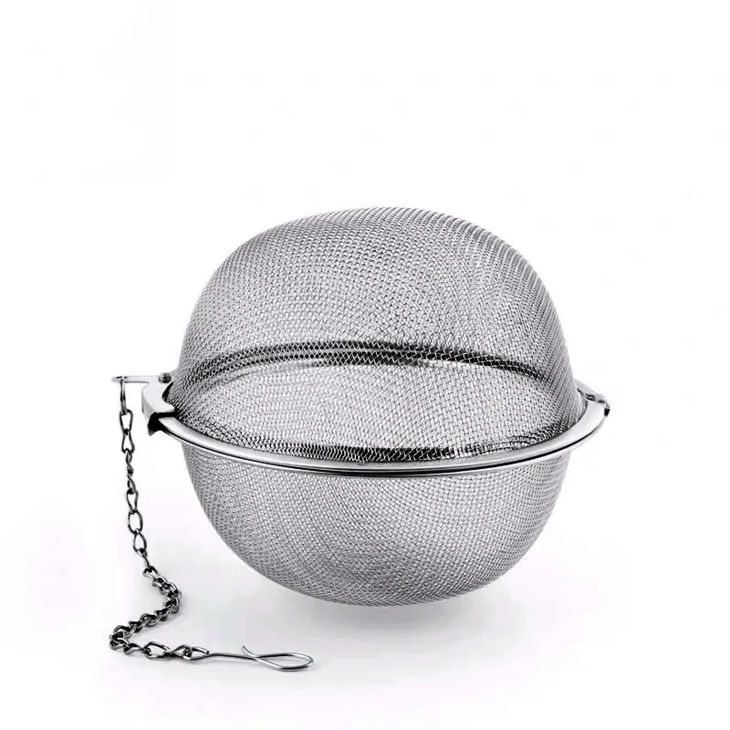 4 Size Stainless Steel Tea Infuser Sphere Locking Spice Tea Ball Strainer Mesh Infuser Filter Kitchen Accessories tea infuser tea strainer tea filter