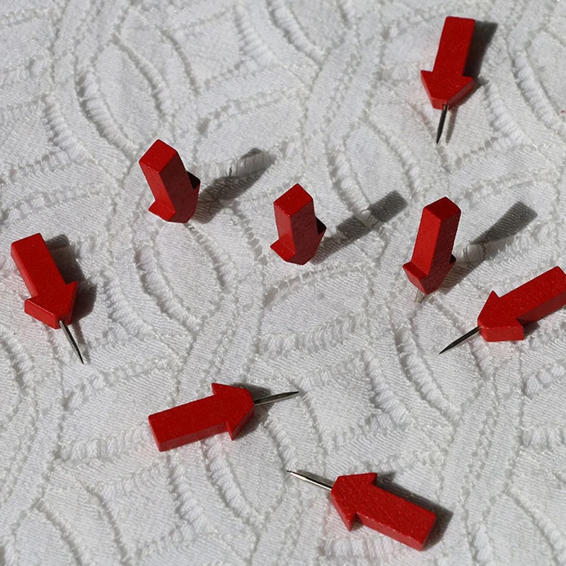 50 Pcs Wood Thumbtack Thumbtack Nail Cork Pushpin Photo Wall Studs Cork Board Pins Thumbtack Pushpins Painting Tool
