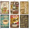 Putuo Decor Coffee Vintage Tin Sign Metal Sign Decorative Plaque Retro Plate Cafe Kitchen Living Room Coffee Bar Decoration ► Photo 3/6