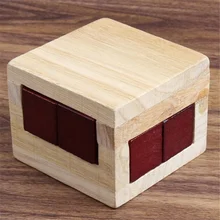 Luban Lock – boîte magique en bois pour enfant et adulte, jeu de Puzzle, éducatif, entraînement du cerveau