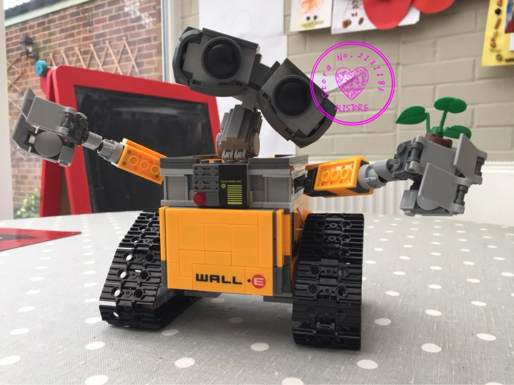 New WALL E Robot fit Idea technic фигурки роботов модель строительного блока кирпичи diy игрушка