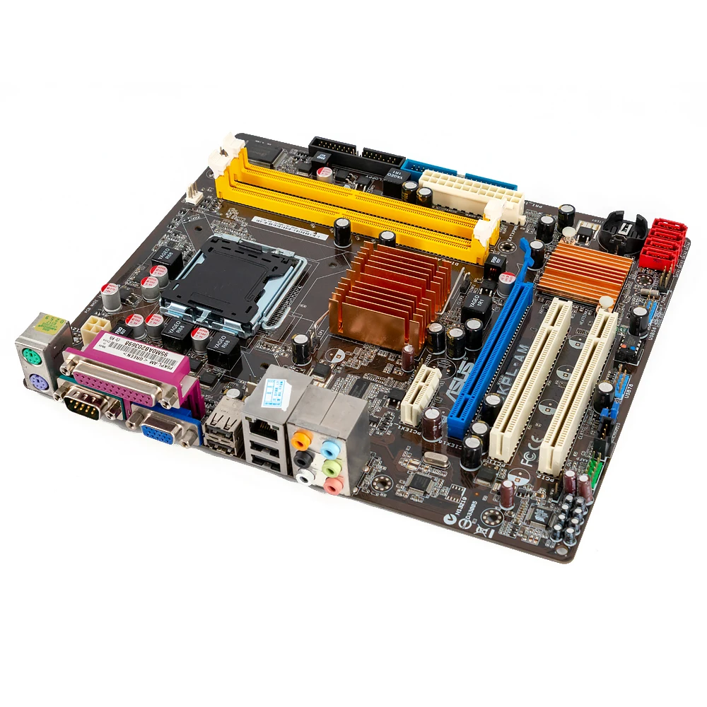 Tanie Asus P5KPL AM pulpitu płyta główna G31 gniazdo LGA 775 dla rdzenia 2 Extreme DDR2 4G SATA2 USB2.0 VGA uATX oryginalny używane płyty głównej