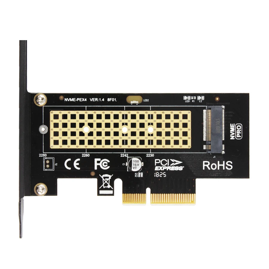 Sk4 M.2 Nvme Ssd Ngff к Pcie X4 адаптер M ключ интерфейсная карта поддержка Pci Express 3,0