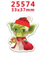 25574 30 шт. плоское украшение из смолы Рождество catoon смолы pr25686 - Цвет: 25574