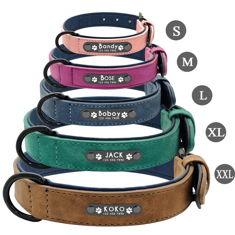 

Retractable Leash Harness For Dogs Seat Belt Leather Custom Dog Collar ID Tag Pets Acessorios For Small and Big Mascotas Perros