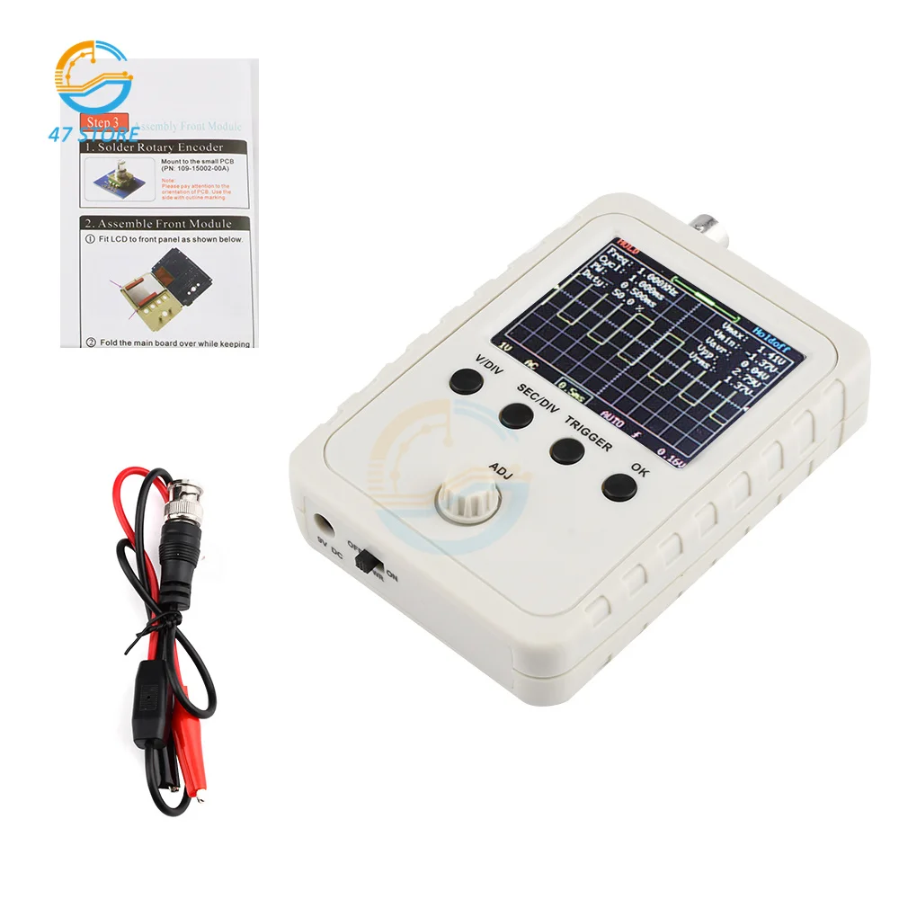 Oscilloscopes Tools DSO150 Oscilloscope Fully Assembled DSO 15001K DIY