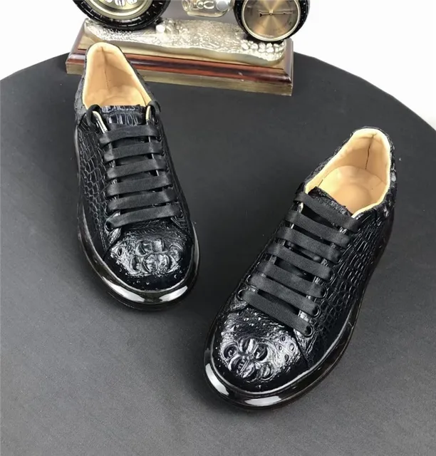 Casual Style Authentic Crocodile Skin 