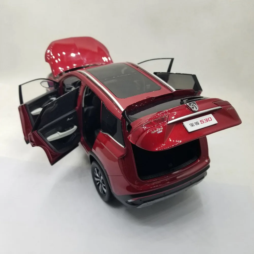 1:18 литая модель для GM Baojun 530 красный SUV Cherolet Chevy Captiva игрушечный автомобиль миниатюрная Коллекция подарков