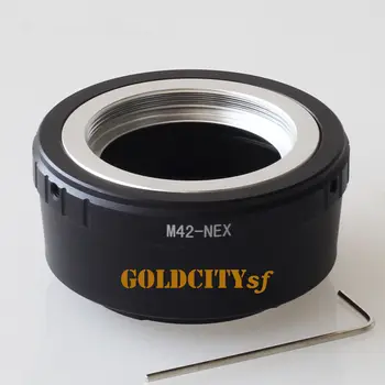 

42mm M42 lens to E mount NEX camera adapter ring for sony NEX-3/C3/5/5N/6/7/5T A7 A7 I A7r A5100 A7s A3000 A5000 A6000