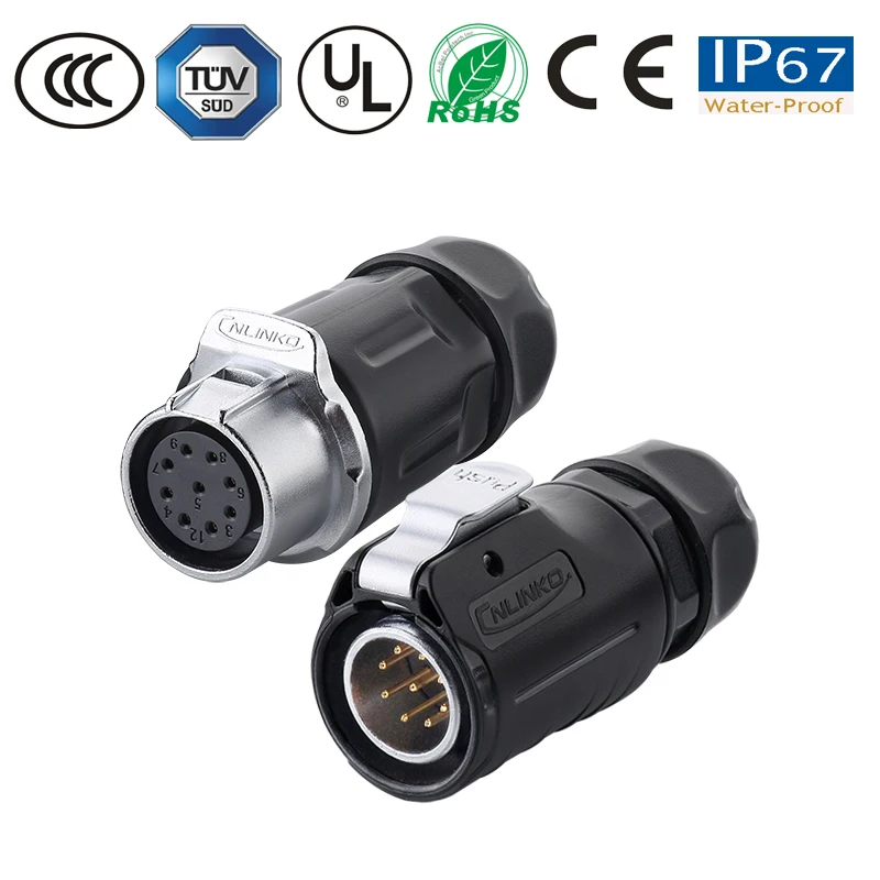 Водонепроницаемый разъем M20 9pin powercon electronics автомобильный тв-кабель/провод