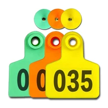 100 шт., термополиуретановые накладки на имя и фамилию, идентификационные козы, товары для домашнего обихода, износостойкие с цифрами, свиньи, коровы