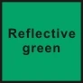 reflective green Наклейки 2 шт./компл. 190*32 мм для велосипедной рамы наклейки светоотражающие декоративные наклейки на велосипед DH нет Фон Наклейки на стены - Цвет: reflective green