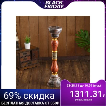 

Candlestick "Byzantium" wood 11.5x11.5x50 cm 4575299