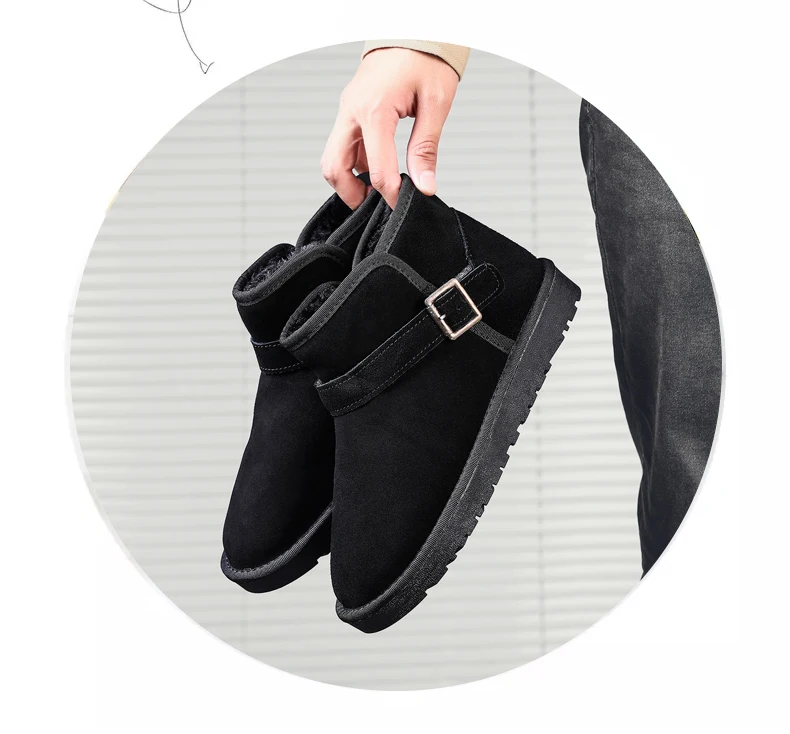 Zapatos De Hombre/мужские ботинки; ботильоны; зимние ботинки унисекс; обувь с высоким берцем; повседневная мужская зимняя теплая обувь; botas hombre