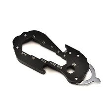 Открытый Многофункциональный инструмент гаечный ключ восемь в одном инструментальная карта многофункциональный инструмент из нержавеющей стали комбинированная карта гаджет