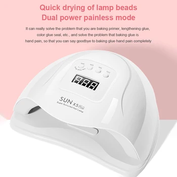 

120W LED UV Lamp Nail Dryer Professional For Drying Gel Polish 10/30/60/99s Timer Auto Sensor Nail Art Machine Nail Art Tool
