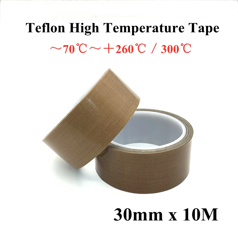 

30mm PTFE 300 Degree Brown Insulation Vacuum Sealing Machine Insulation High Temperature Heat-Resistant Adhesive Tape