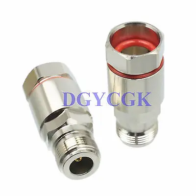 DHL/EMS 40 шт. разъем Jack N Зажим 1/" гофрированный кабель прямой F-h2