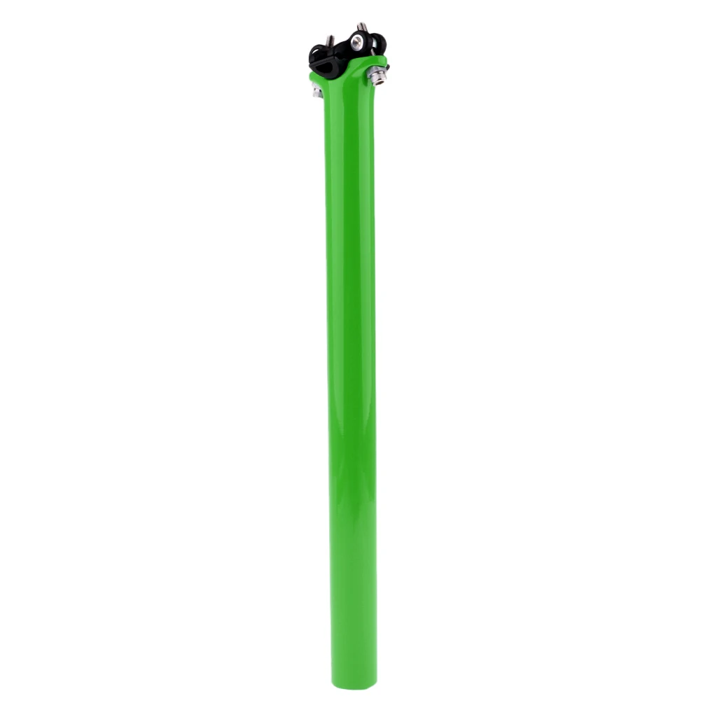 Green 31.6mm Велосипед MTB Замена удлиненные Подседельный подседельный штырь 15,7 дюймов(400 мм) x 27,2/31,6 мм - Цвет: Green 31.6mm