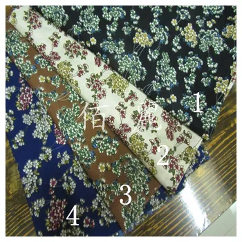 

Small Floral Printed Fabric Thin Non-transparent Soft Micro Elastic Handmade Fabric New Style/1m