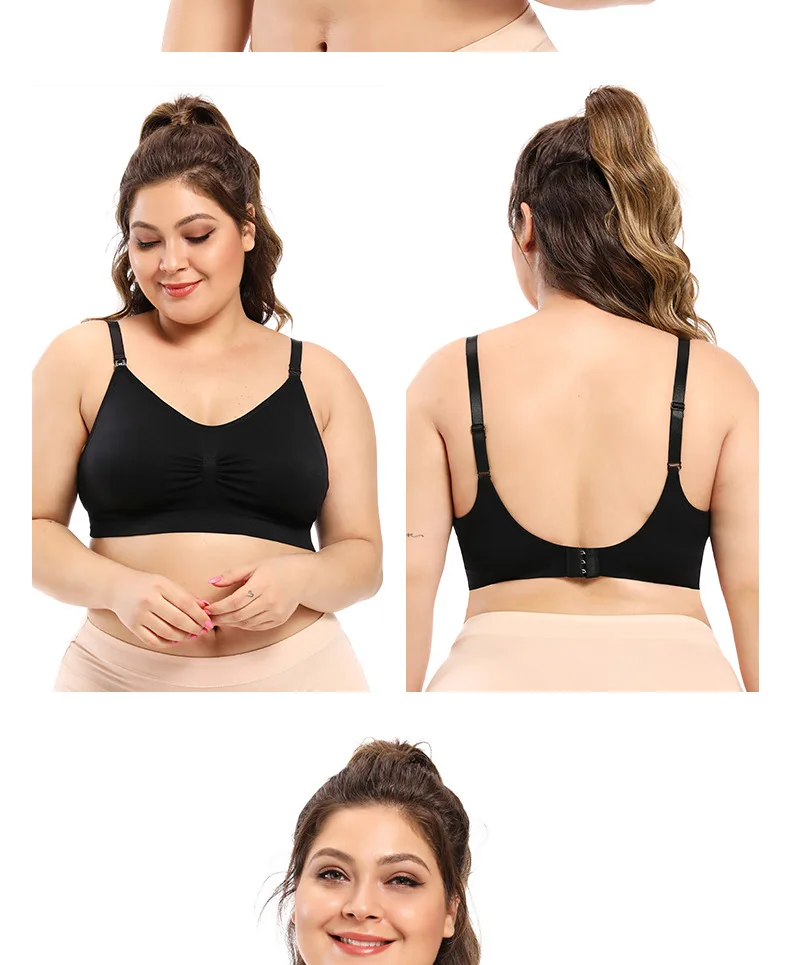 Cotton Nursing Bra Breathable Breastfeeding Bras for Women Maternity Bra  Plus Big Size Easy Feeding Bra Wire (Bands Size : 38, Color : Pink 2) :  : Clothing, Shoes & Accessories