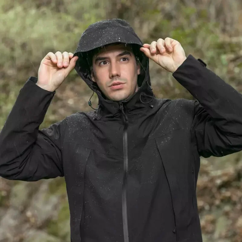 Zenph осенне-зимние пальто для мероприятий PrimaLoft водонепроницаемые дышащие три в одном куртки мужские плюс бархатные теплые пальто с капюшоном