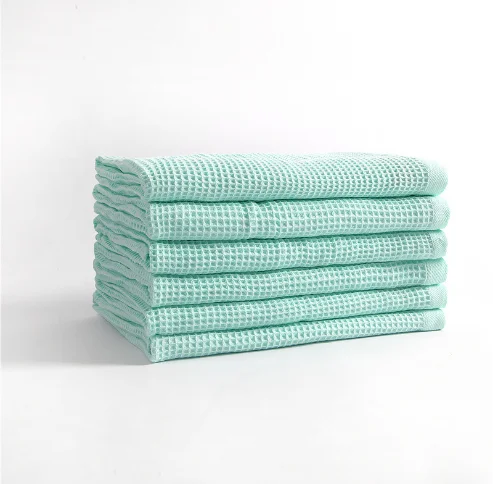 35X34cm green 75X35 см вафельное покрывало, летнее одеяло, диван-кровать, конфетный цвет, соты, кондиционер, полотенце, одеяло s для автомобиля, для офиса, для сиесты - Цвет: 35X34cm green
