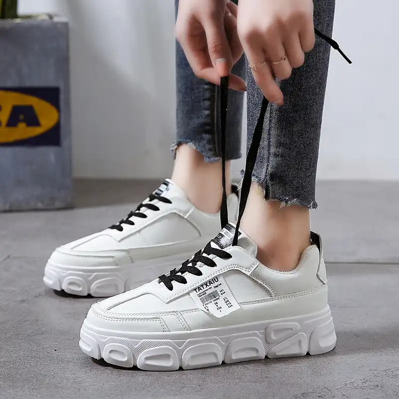 white womens fashion trainers