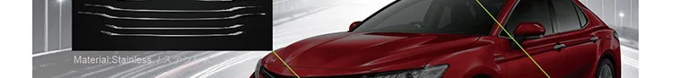 Только в 18-тойота восьмая новая Camry Задняя отделка крыла багажник порог для автомобиля модифицированный