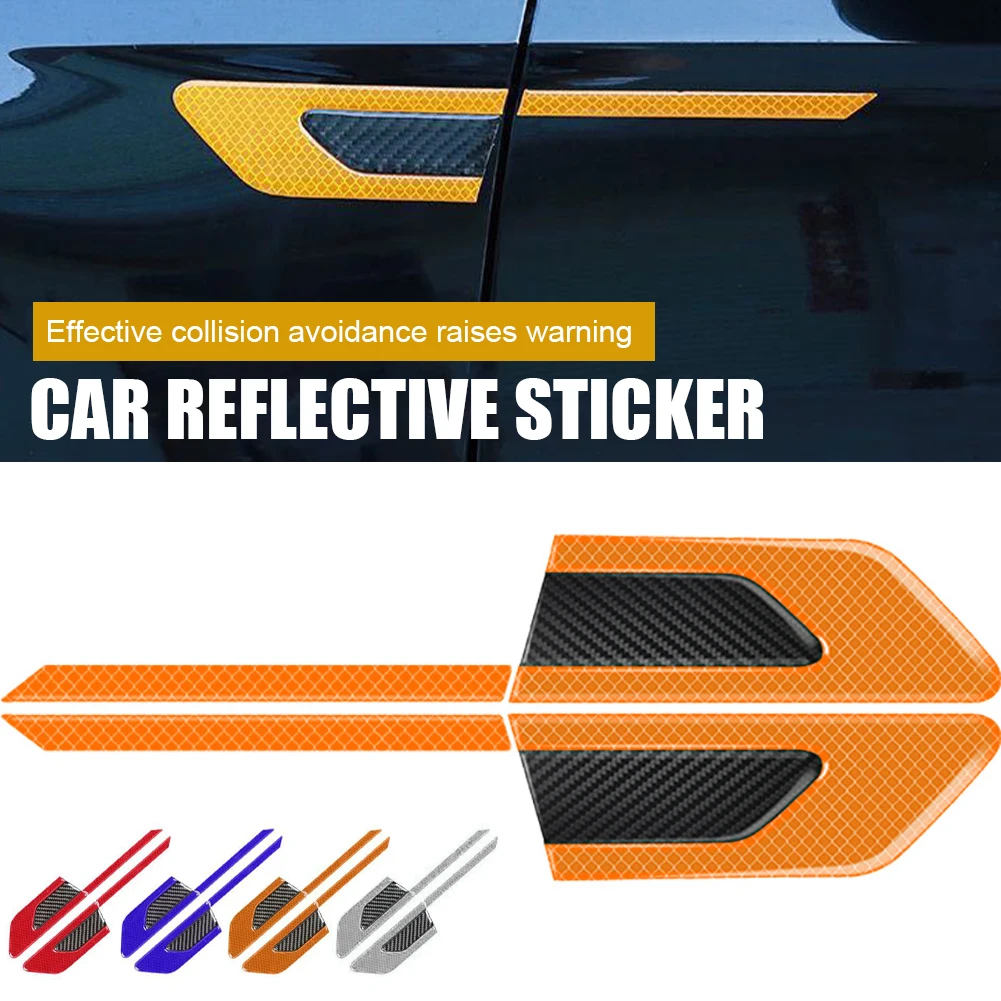 2 шт. Предупреждение ющая полоска для защиты от царапин | Автомобили и мотоциклы