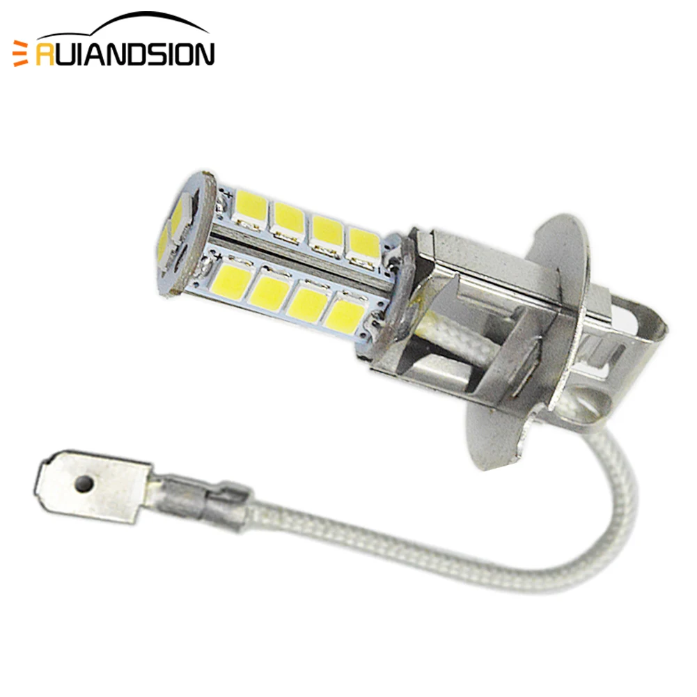2x1 7 Вт суперяркий H1 H3 2835 18smd Автомобильная противотуманная фара светодиодное