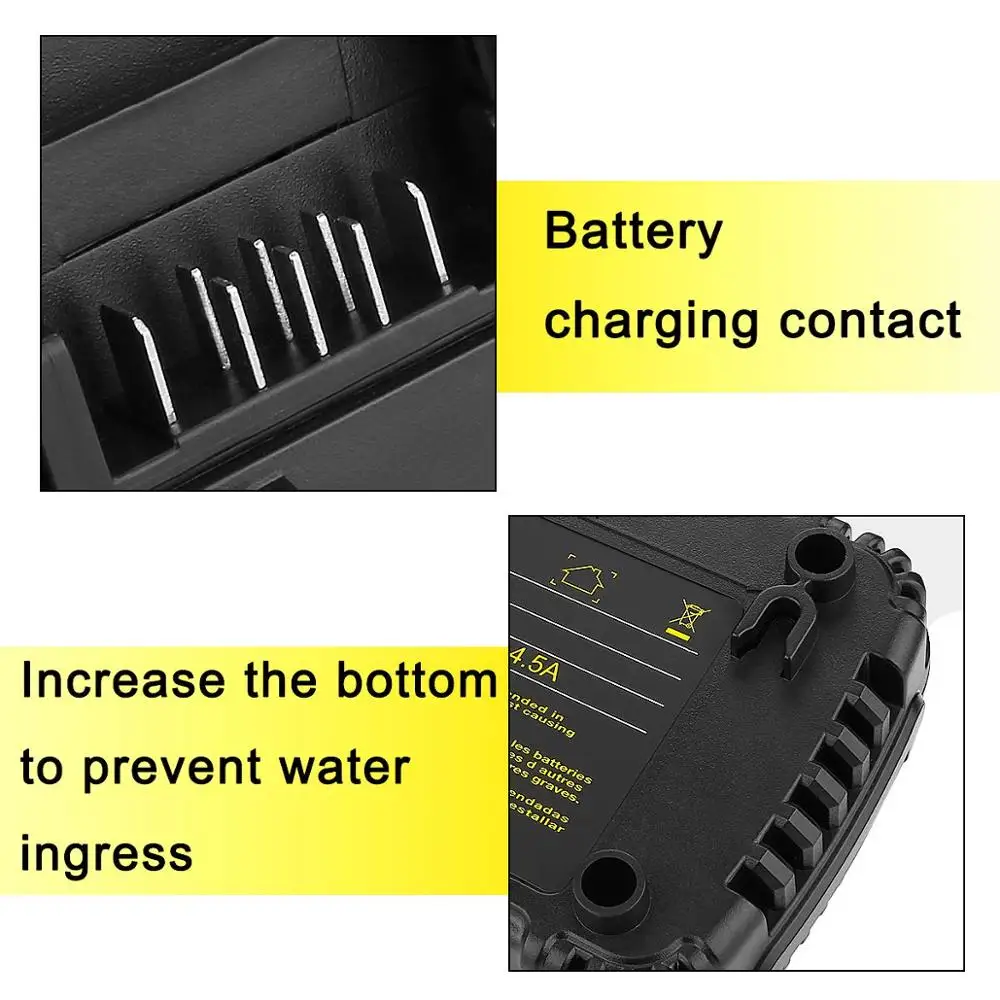 10,8 V 14,4 V 20V MAX быстрое зарядное устройство DCB118 4.5A подходит для батарея DEWALT DCB203BT DCB204BT DCB127 заменить DCB112 DCB115