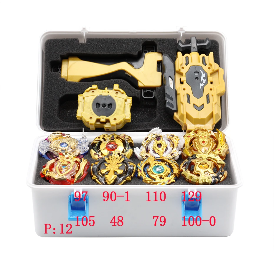 Takara Tomy новый золотой FCL Набор лопастей b 144 145Bey Bay Burst металлик Bables Set Box Детские
