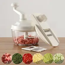 Портативный ручной мясорубка для салата из нержавеющей стали терка для фруктов овощей Мясорубка ручной работы кухонный инструмент для приготовления пищи