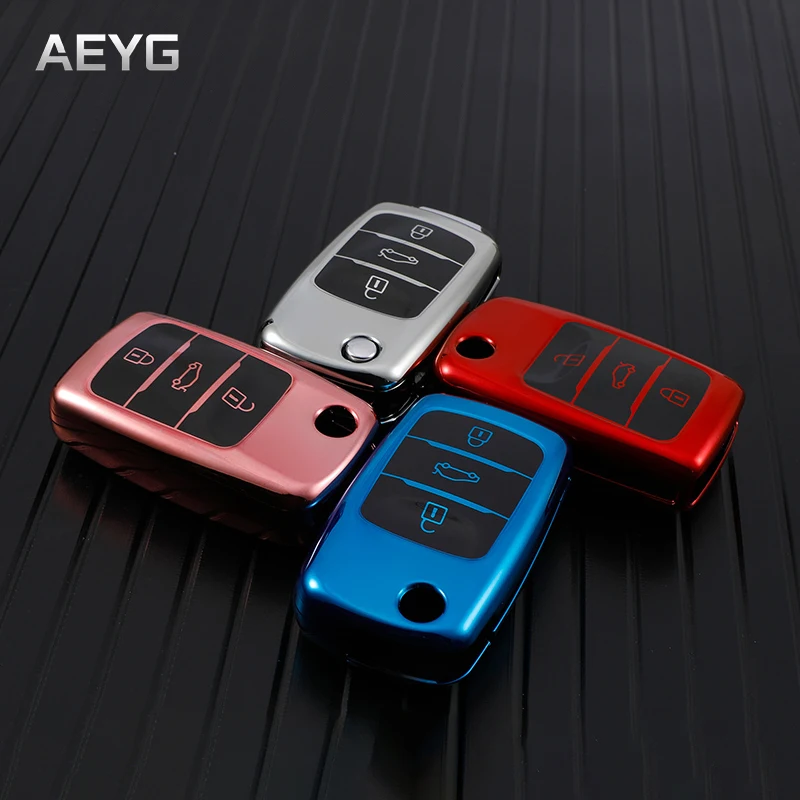 

TPU Car Key Case Cover Shell Fob For Changan CS15 EV E-Star Benni CS75 EADO CS35 Raeton V3 V5 V7 Car Styling Holder Accessories