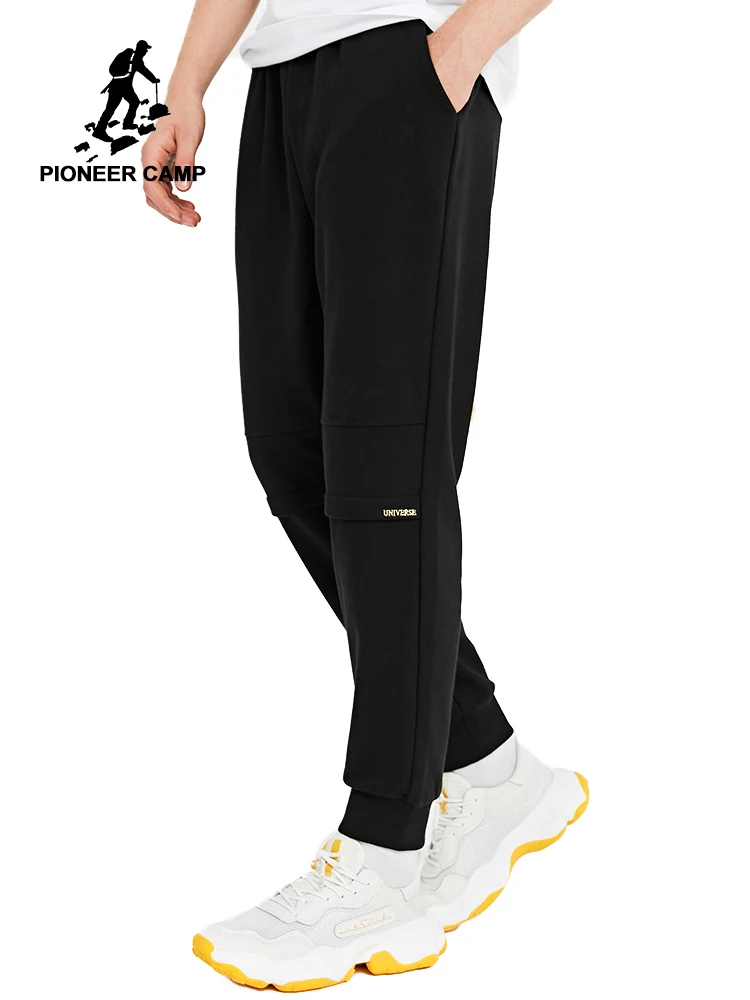 Pioneer Camp мужские спортивные брюки джоггеры удобные черные спортивные повседневные брюки из хлопка мужские брюки для спортзала AZZ901286