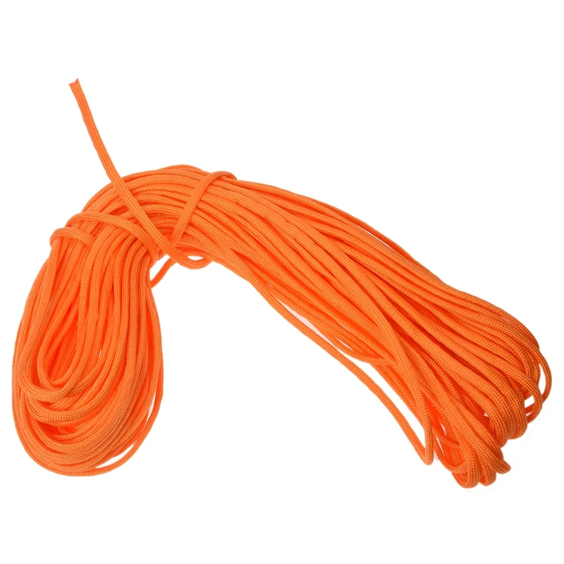 2 pcs 100Ft 7 Strand 550 Survival Bushcraft Паракорд парашютный шнур Тип III-оранжевый и серый