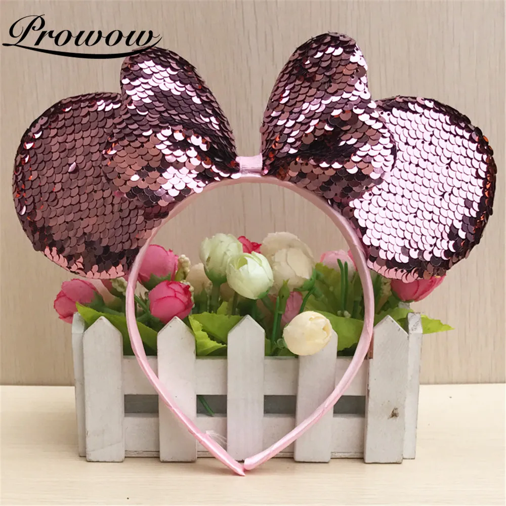 BJPERFMS Orejas Minnie Mouse, 2 Piezas Diadema Minnie Mouse niña