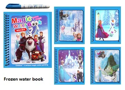 Libro de pintura de agua Magica reutilizable pluma de Doodle Mama para nignos tablero de juguete para dibujo juguete educativo - Цвет: Прозрачный