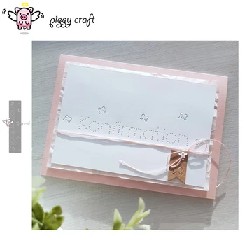 

Piggy Craft metal cutting dies cut die mold Letter frame decoration Scrapbook paper craft knife mould blade punch stencils dies