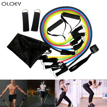 

New Sport Resistance Bands Yoga Exercise Fitness Band Rubber Loop Tube Bands Gym Fitness Exercise Pilates Yoga Brick Home Gym