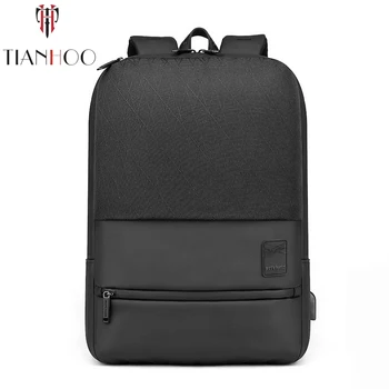 

TIANHOO 2020 New Pattern High Quality Men Business Multifunctional Backpacks Oxford Cloth water-repellent Computer Backpack