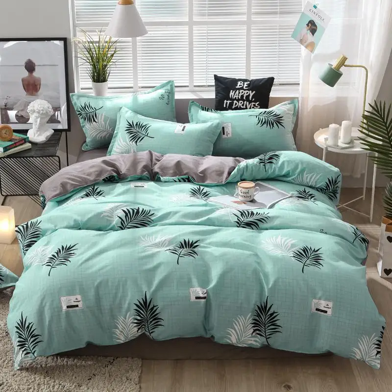 

Bedding set soft comfortable bed linens 3/4pcs duvet cover set pastoral bed sheet duvet cover super king queen full twin size