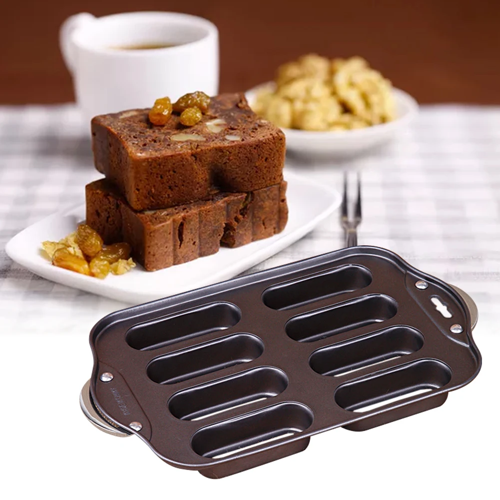 Противень для выпечки Brownie Pan Домашний Мини закругленные углы DIY духовка пирог практичный антипригарный углеродистая сталь кондитерские формы для печенья с разделителями