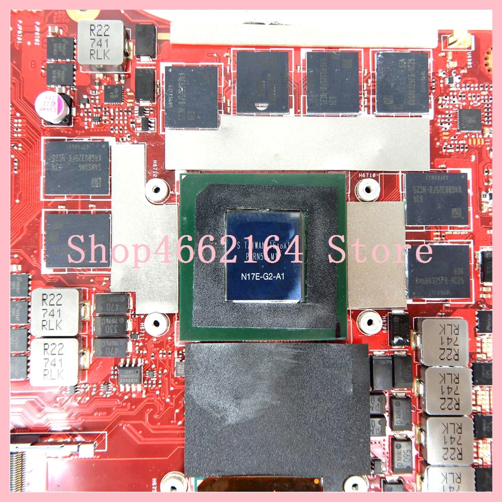 low cost  GL503VS I5-7300HQ N17E-G2-A1 GTX1070 Motherboard For ASUS GL503 GL503V GL503VS laptop Motherboard G